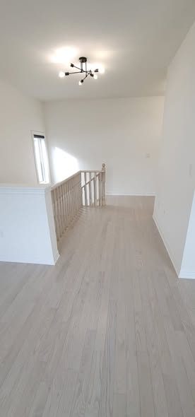 Upstairs landing and railing