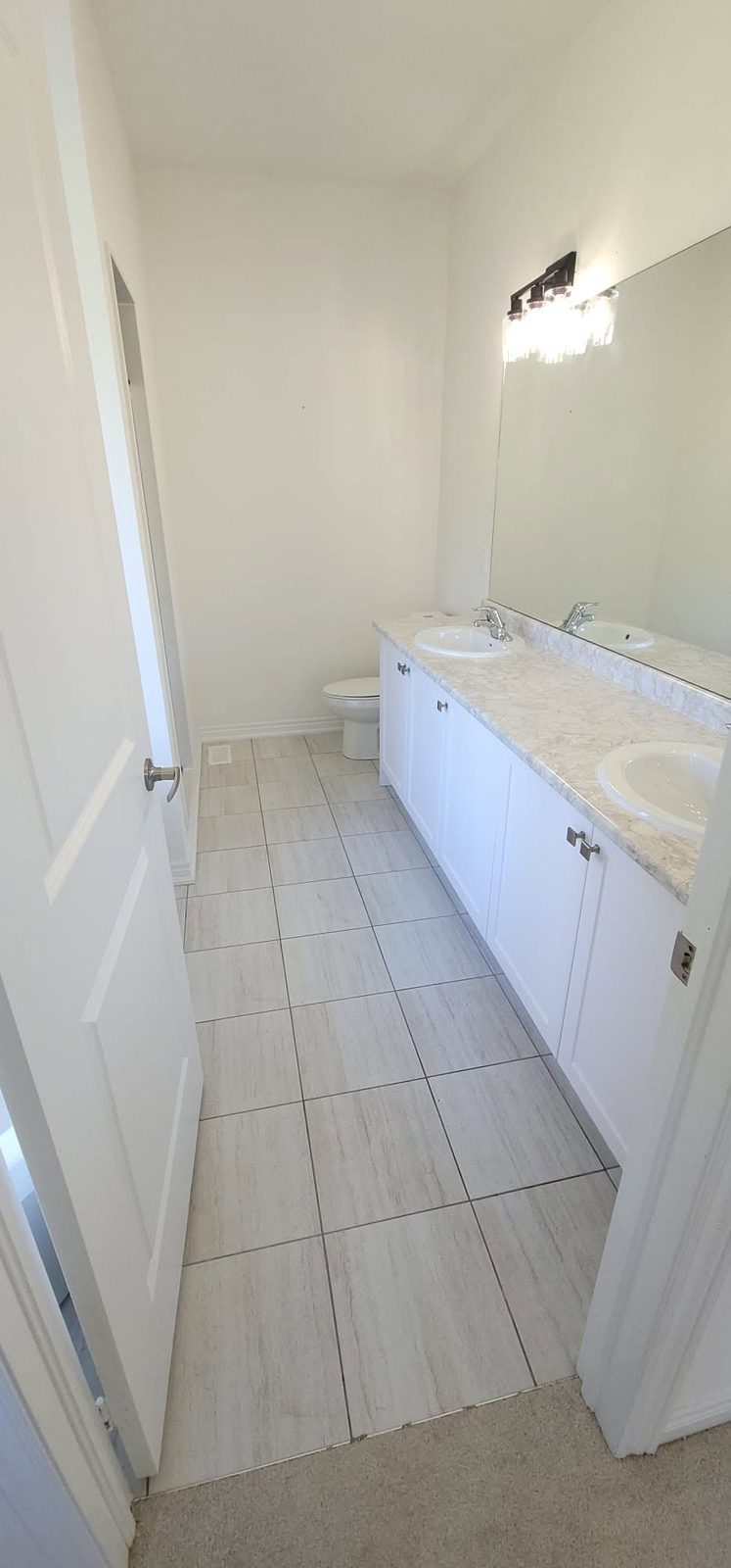 Double-sink bathroom vanity